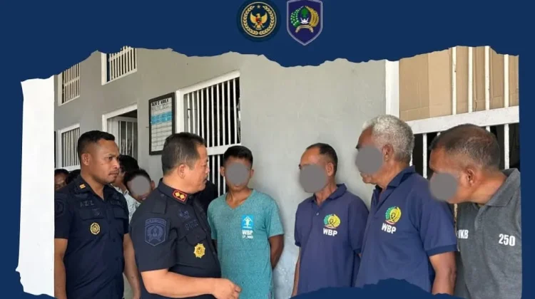 Hari Pertama Bertugas, Kalapas Waikabubak Sapa Warga Binaan