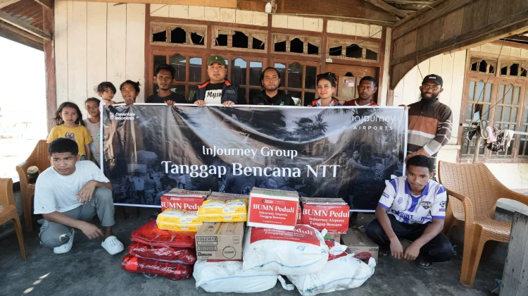 Angkasa Pura Indonesia Salurkan 10 Ton Bantuan bagi Korban Gempa Flores