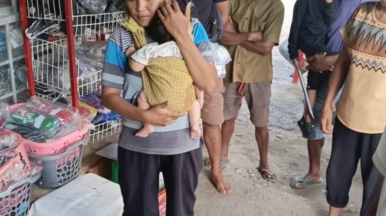 Jauh dari Posko, Warga Golo Lijun Tetap Dapat Bantuan