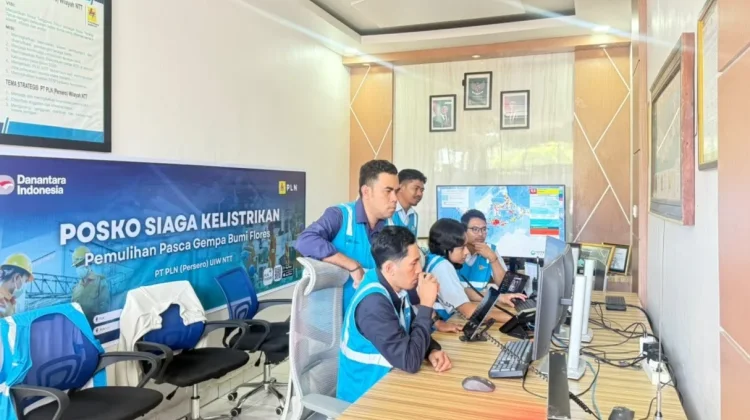 Respon Bencana: 4 Jam, PLN Bangun Control Center Darurat Jaga Pasokan Listrik Flores