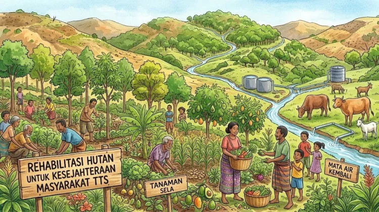 Rehabilitasi Hutan membuka Peluang Ekonomi Bagi Masyarakat