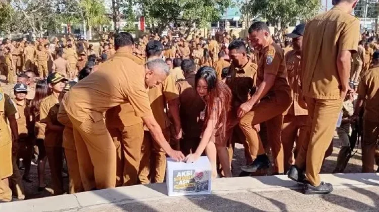 ASN Rote Ndao Galang Donasi untuk Korban Gempa Bumi di Flores