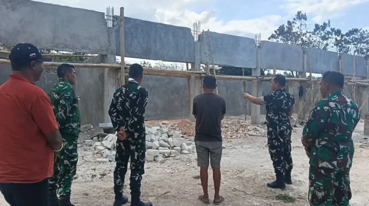 Dandim 1629 SBD Percepat Pembangunan Koperasi Desa Weerame