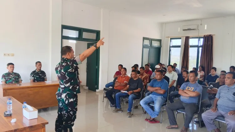 Dandim Tekankan Percepatan Pembangunan KDKMP Sumba Barat Daya