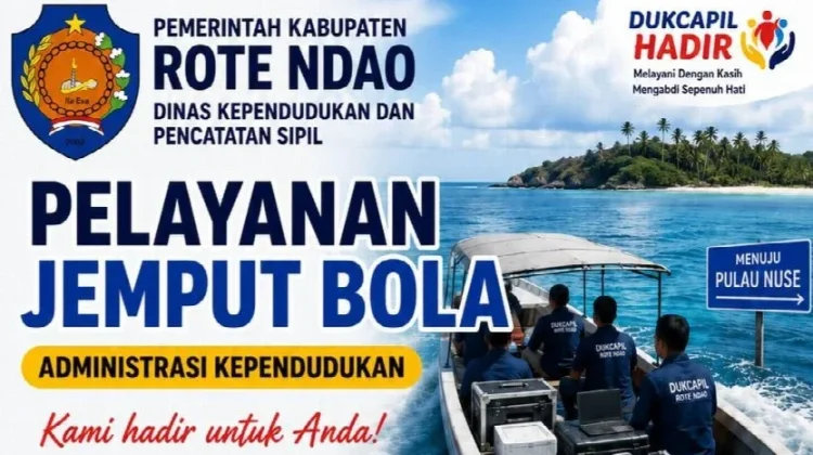 Permudah Akses Warga, Disdukcapil Rote Ndao Buka Layanan di Pulau Nuse