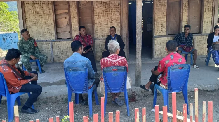 Babinsa Ajak Camat dan Desa Jaga Kamtibmas Bersama