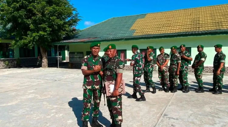 Dandim Sumba Barat Pimpin Pelepasan Perwira Pindah Satuan