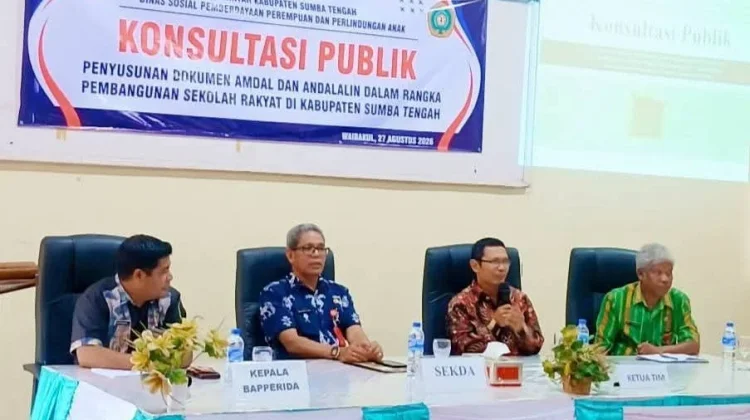 Sekda Sumba Tengah Tekankan Memperhatikan AMDAL Sekolah Rakyat