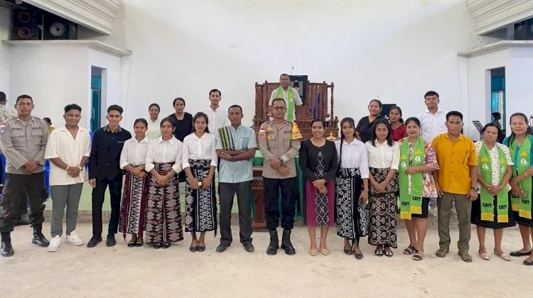 Jemaat Tunggaoen Diajak Bersama Polri Jaga Keamanan dan Pariwisata
