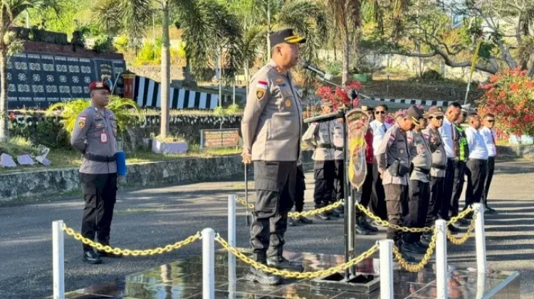 Kapolres Rote Ndao Tekankan Profesionalitas dalam Pelaksanaan Tugas