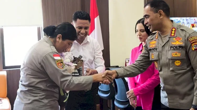 Polwan Polresta Kupang Kota Dapat Apresiasi jelang HUT Polwan 78