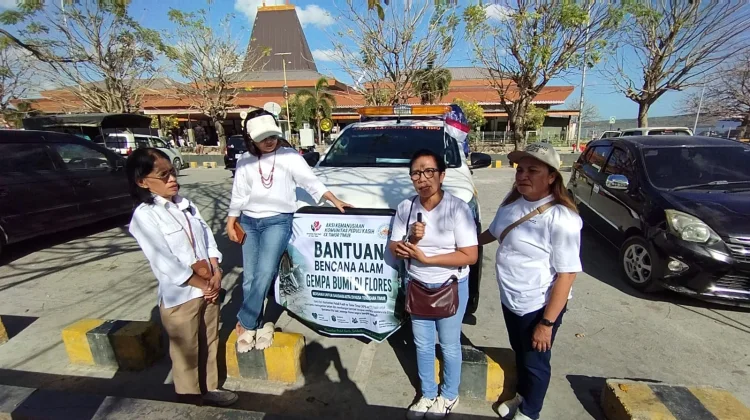 Komunitas Eks Tim Tim Salurkan Bantuan Gempa Flores