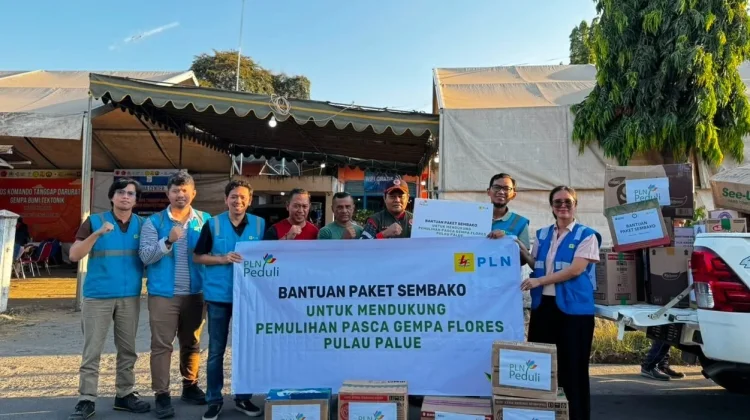Logistik TJSL PLN Peduli, Ringankan Beban Warga Palue di Flores