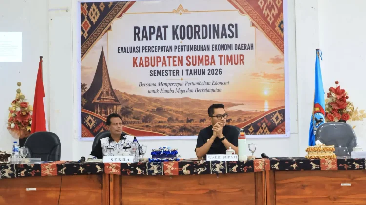 Wabup Sumba Timur Evaluasi Percepatan Pertumbuhan Ekonomi Semester Pertama