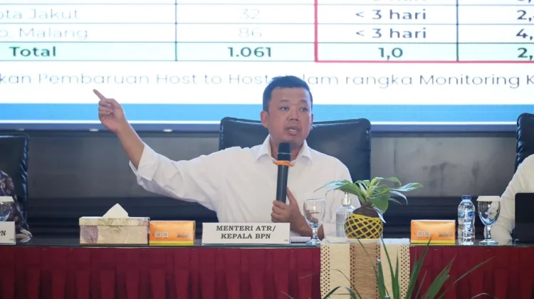 Menteri ATR/BPN Dorong Transformasi Layanan Beri Kepastian Masyarakat