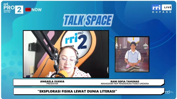 Rani Sofia Tahunas Mahasiswi Fkip Fisika Undana Buktikan Fisika Bisa Bersastra