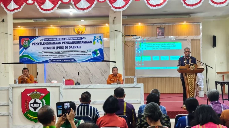 Wabup Sumba Barat Tekankan Pengarusutamaan Gender dan Perlindungan Anak
