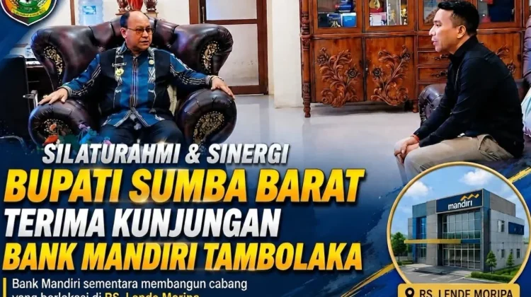 Perkuat Sinergi, Bupati Sumba Barat Terima Audiensi Bank Mandiri