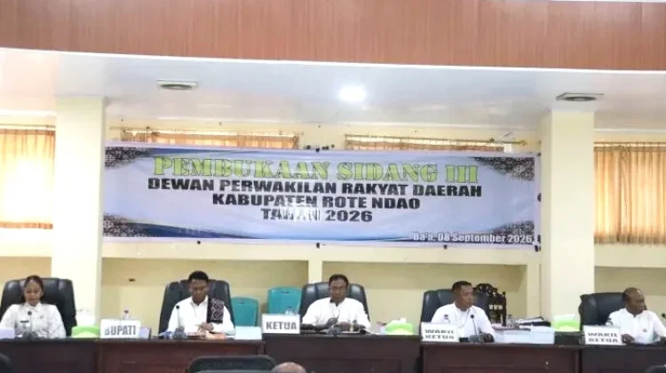 Perubahan APBD 2026 Jadi Agenda Utama Sidang III DPRD Rote Ndao