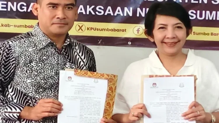 KPU Sumba Barat Bersama Kejaksaan Menandatangani MOU