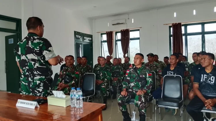 Dandim 1629 SBD Tekankan Babinsa Dekat dengan Masyarakat