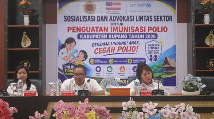 CAKUPAN IMUNISASI DASAR KABUPATEN KUPANG BARU 41,94 PERSEN