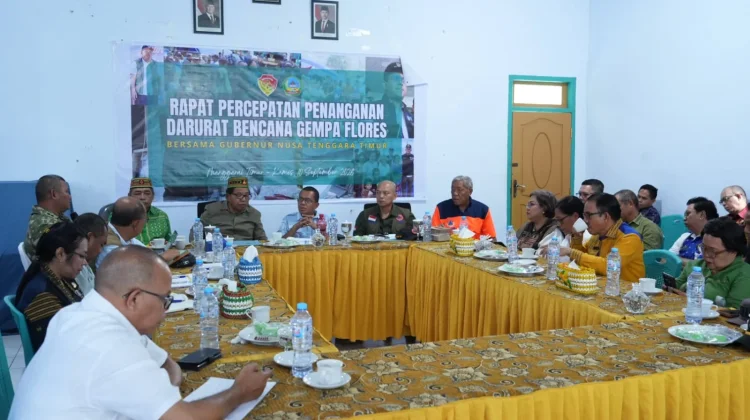 Rapat Percepatan Penanganan Gempa Flores, Gubernur NTT: Data Kerusakan