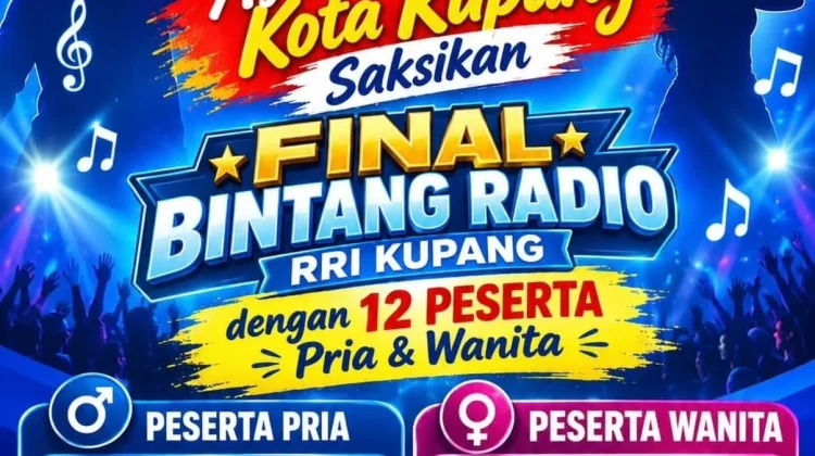 Final Bintang Radio RRI Kupang 2026 Hari Ini, 12 Peserta Siap Unjuk Kemampuan