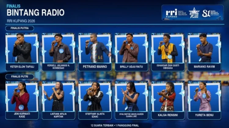 12 Finalis Bintang Radio RRI Kupang 2026 Siap Tampilkan Kemampuan Terbaik