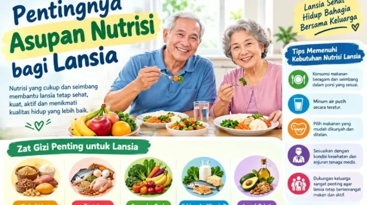 Pentingnya Asupan Nutrisi bagi Lansia