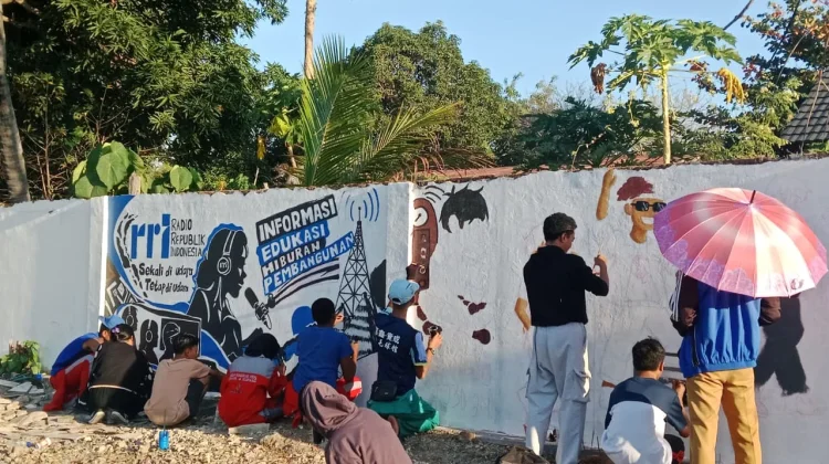 Lomba Mural RRI Kupang Jadi Wadah Ekspresi Seni dan Kreativitas Pelajar