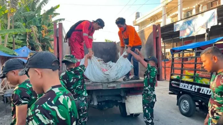 Kodim 1601/Sumba Timur Gelar Gerakan TNI Peduli Sampah