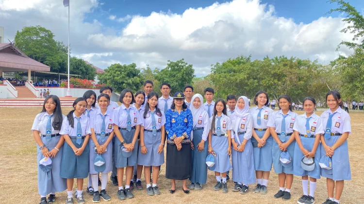 SMA Negeri 1 Lobalain Libatkan 30 Siswa pada Harhubnas 2026