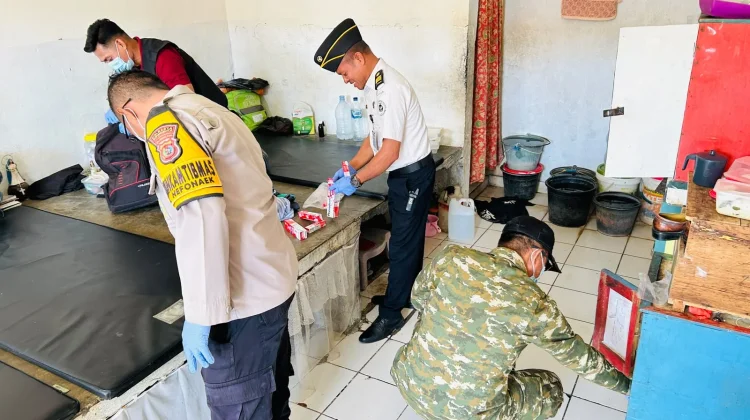Deteksi Dini Keamanan Lapas Dewasa Kelas IIA Kupang Gelar Penggeledahan Gabungan