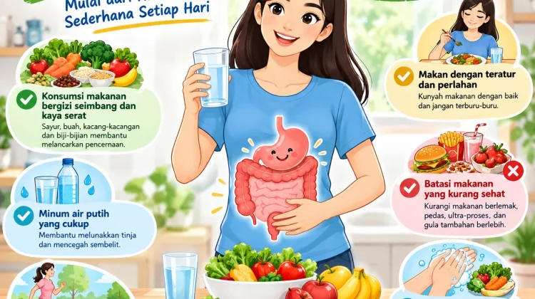 Cara Menjaga Kesehatan Pencernaan Setiap Hari