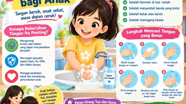 Pentingnya Kebersihan Tangan bagi Anak