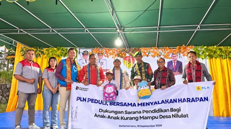 Nyala Harapan di Perbatasan RI-RDTL, PLN Peduli Peluk Mimpi Anak-Anak Desa Nilulat