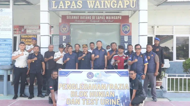 Lapas Waingapu dan Satresnarkoba Perkuat Deteksi Dini Narkoba