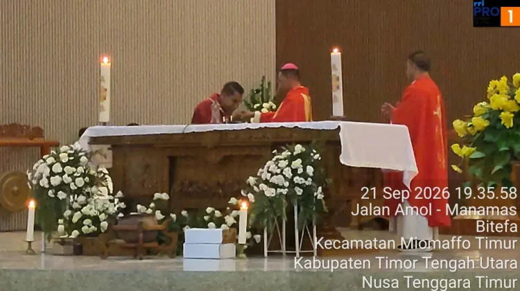 Gubernur NTT Ajak Umat Jadikan Gereja St. Mikhael Bitefa Mercusuar Keluarga