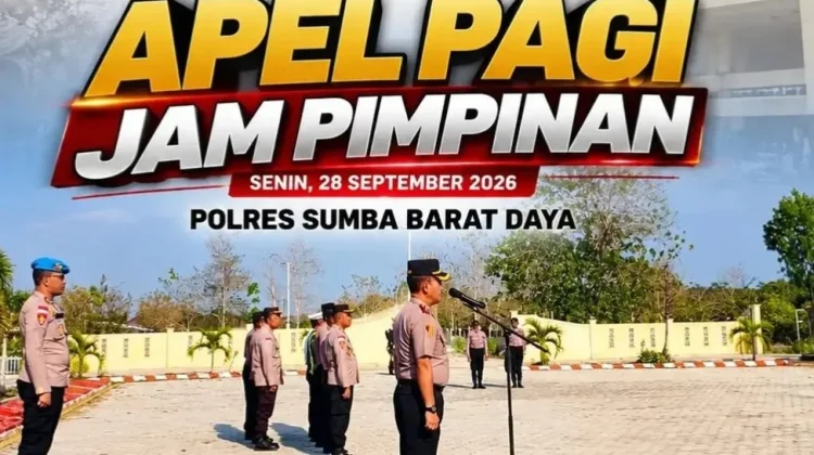 Wakapolres Sumba Barat Daya Tekankan Disiplin Pelayanan Masyarakat