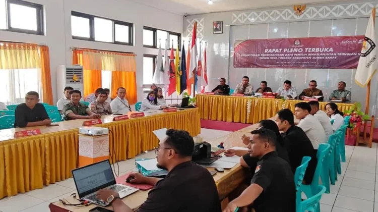 KPU Sumba Barat Tetapkan 101.688 Pemilih Berkelanjutan