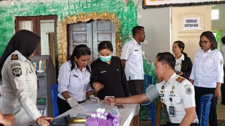 Rutan SoE Gelar CKG dan Skrining TBC, 220 Peserta Jalani Pemeriksaan