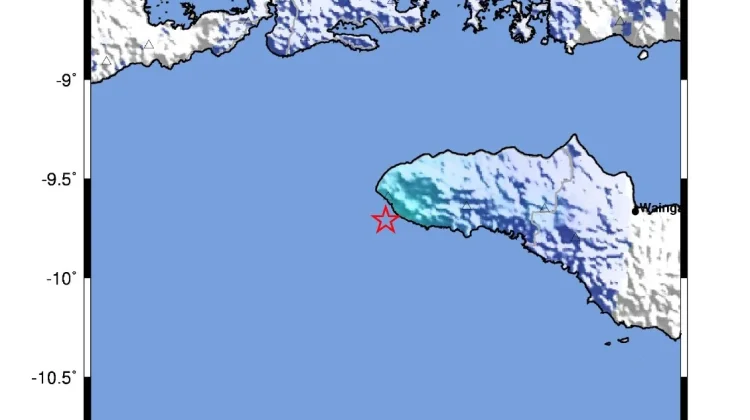 Gempa M4,8 Kembali Guncang Kodi Sumba Barat Daya, Tidak Berpotensi Tsunami