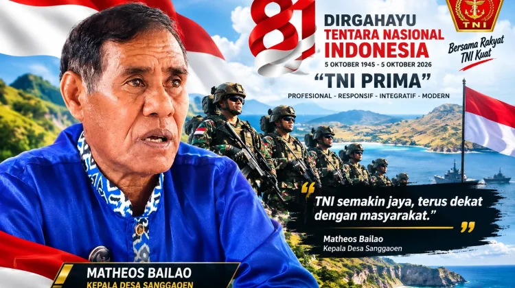 Matheos Bailao Apresiasi Peran TNI Bangun Desa
