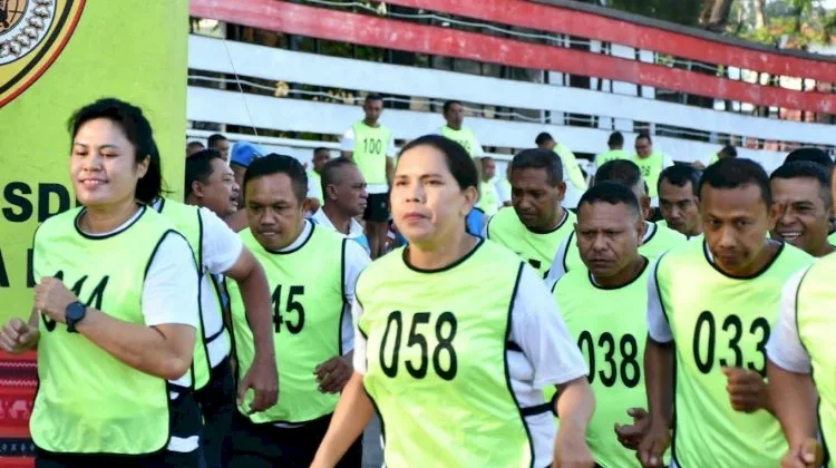 Ratusan Peserta Ikuti Tes Kesamaptaan Jasmani Seleksi PAG Polda NTT T.A. 2026