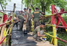 Bangun Jembatan Nanganae Wujud Nyata Kepedulian  Akses Warga
