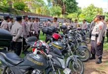 Kapolres Rote Ndao Cek Kesiapan Operasional Bhabinkamtibmas