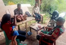 Babinsa Pererat Silaturahmi Dengarkan Harapan Hidup Warga Ngadubolu