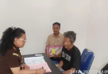 P21, Polsek Tabundung Limpahkan Tersangka Pembunuhan  di  desa Karita