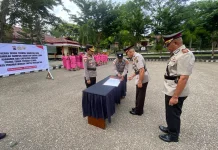 Polres TTU Gelar Sertijab Bagi Sejumlah Pejabat